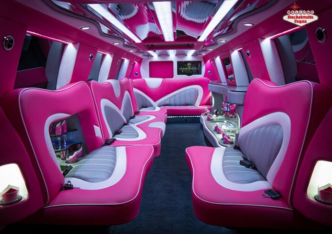 pink escalade interior