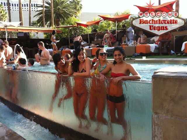 European-style sunbathing, a.k.a. Las Vegas topless pools