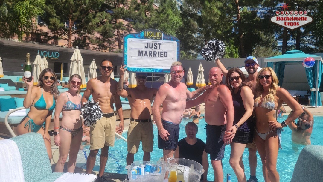 wedding pool party